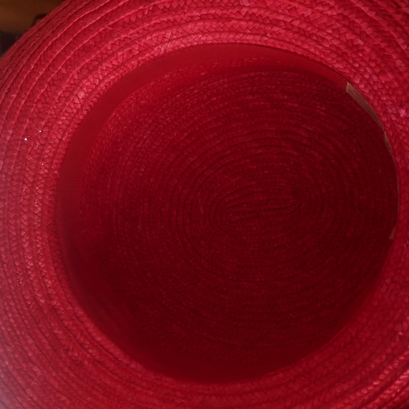 Hot Pink Straw Hat Cosplay Costume - Picture 9 of 10